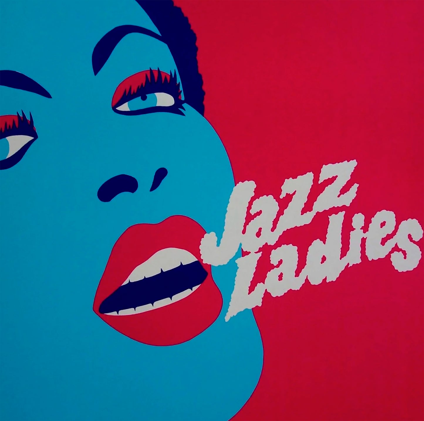 Jazz Ladies Poster Print Framed Canvas, Singing Poster, Jazz Poster, Jazz Festival, Advertising Poster, gift canvas wall art