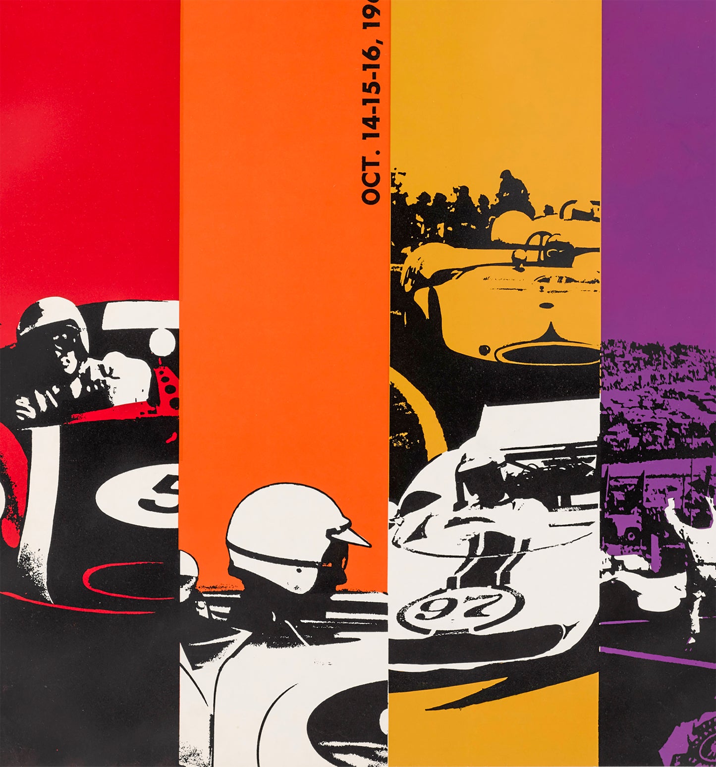 Monterey Grand Prix Print Framed Canvas, Sport Car Racing, Motorsports Poster, Vintage Poster, Advertising Poster, Wall Art, Gift Canvas