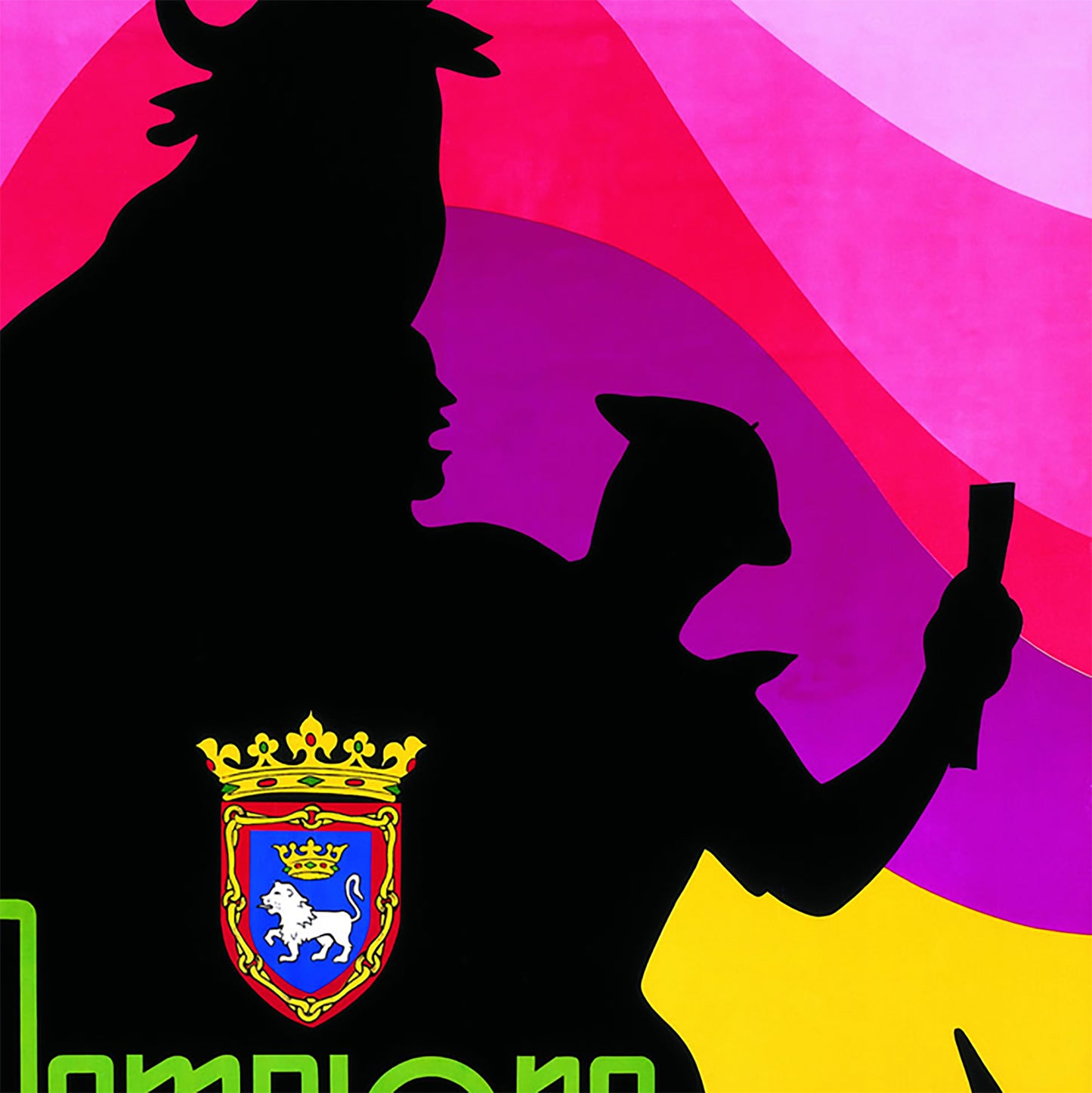 Pamplona San Fermin 1974 Poster Print Framed Canvas, San Fermin, Bulls Poster, Pamplona, Travel Poster, Vintage Poster, Gift Canvas