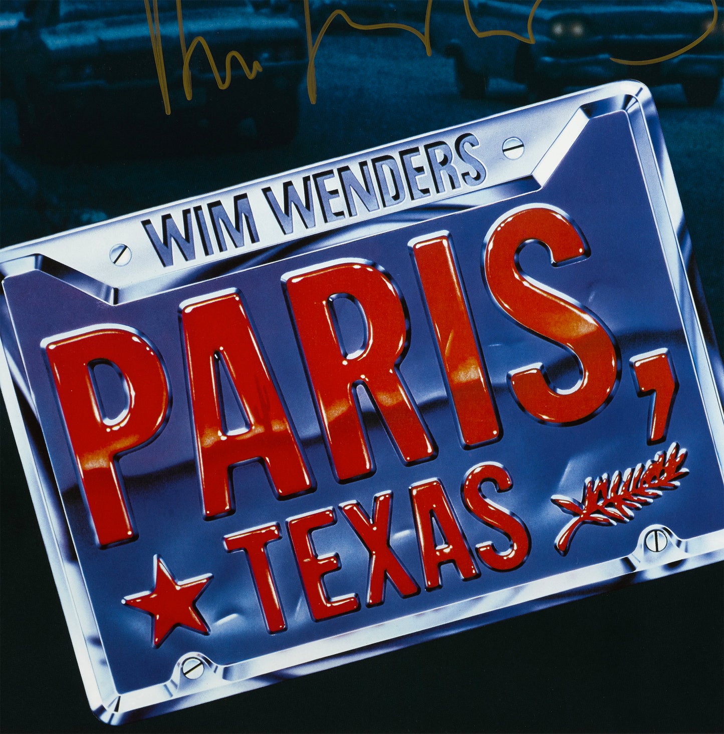 Paris Texas German Film Poster Framed Canvas Print, Ry Cooder, Movie Poster, Film Poster, Advertising Poster, Vintage Poster, wall art