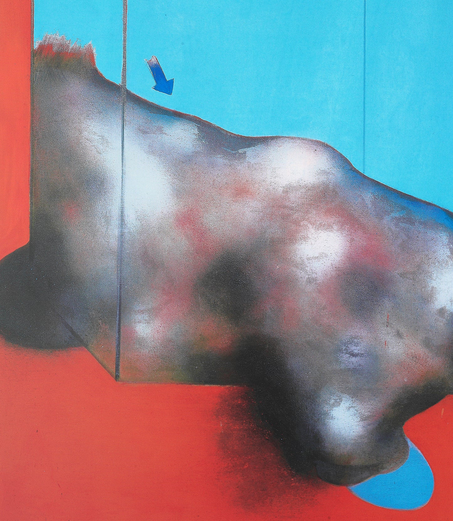 Francis Bacon, Sand Dune 1983 Poster Exclusive Framed Canvas Print, Bacon painting, Oil and pastel, Vintage Poster, Artwork, canvas wall art