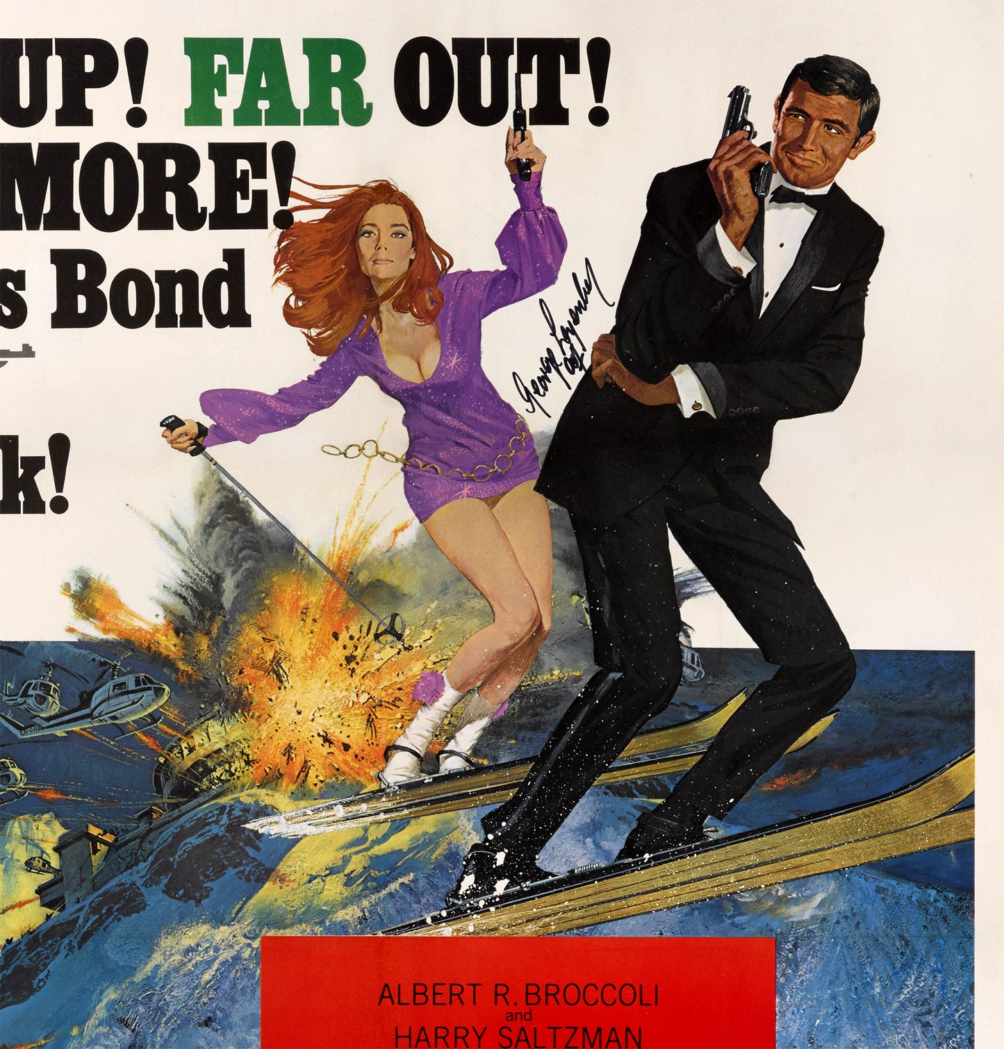 On Her Majesty's Secret Service, James Bond 007 Movie Poster Framed Canvas Print, Pop Culture, Vintage Poster, Film Poster, Advertise Poster