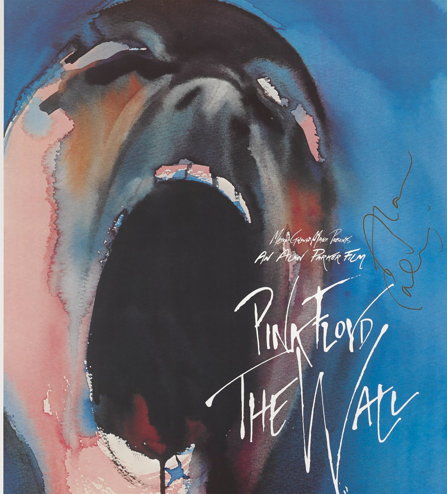 Pink Floyd - The Wall, 1982 Film Poster Framed Canvas Print, Movie Poster, Film Poster, Advertising Poster, Vintage Poster, canvas wall art