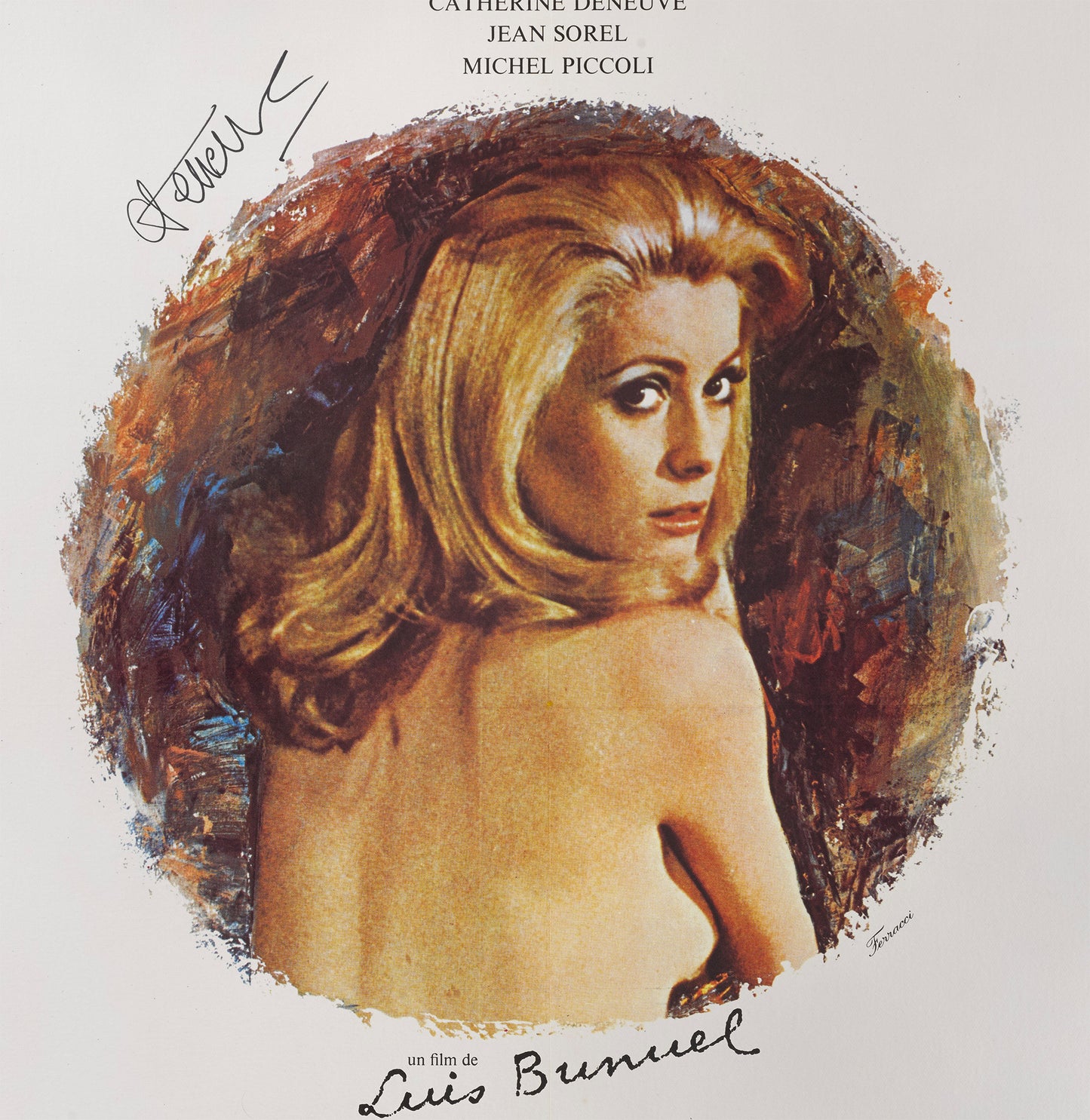 Belle de Jour Film Poster Framed Canvas Print, Luis Buñuel, Movie Poster, Film Poster, Advertising Poster, Vintage Poster, canvas wall art