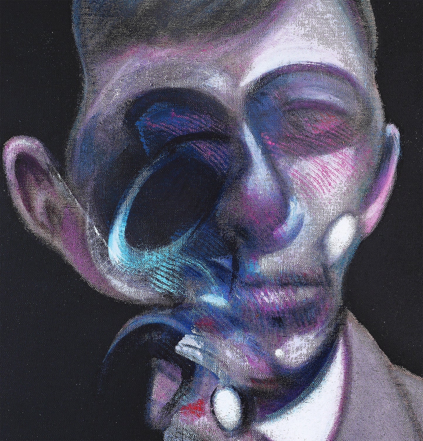 Francis Bacon, Study for a Portrait, 1978 Poster Exclusive Framed Canvas Print, Bacon painting, Vintage Poster, Artwork, canvas wall art