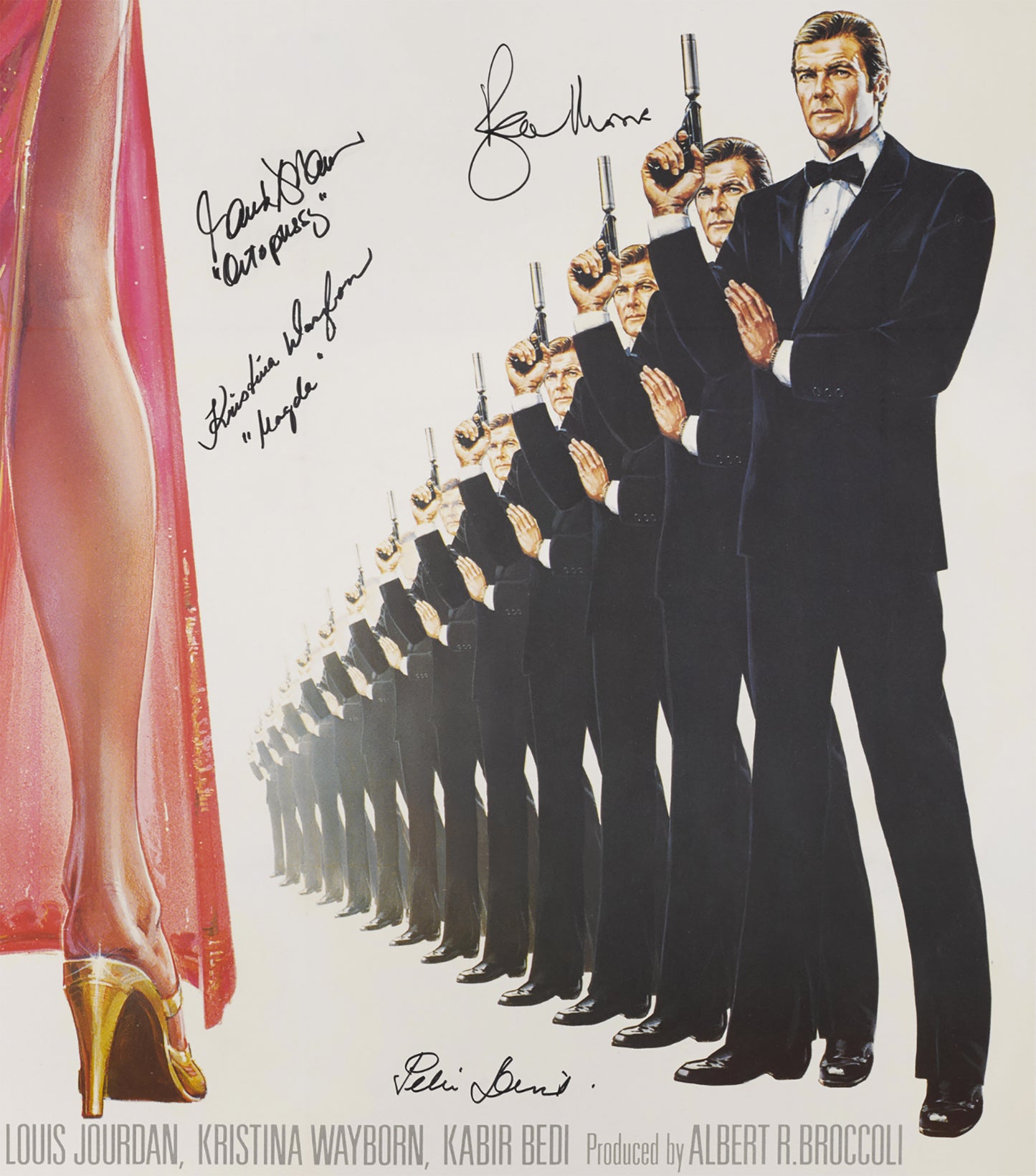 Octopussy (1983) James Bond 007 Movie Poster Print Canvas, Film Advertising Poster, Movie Poster Canvas