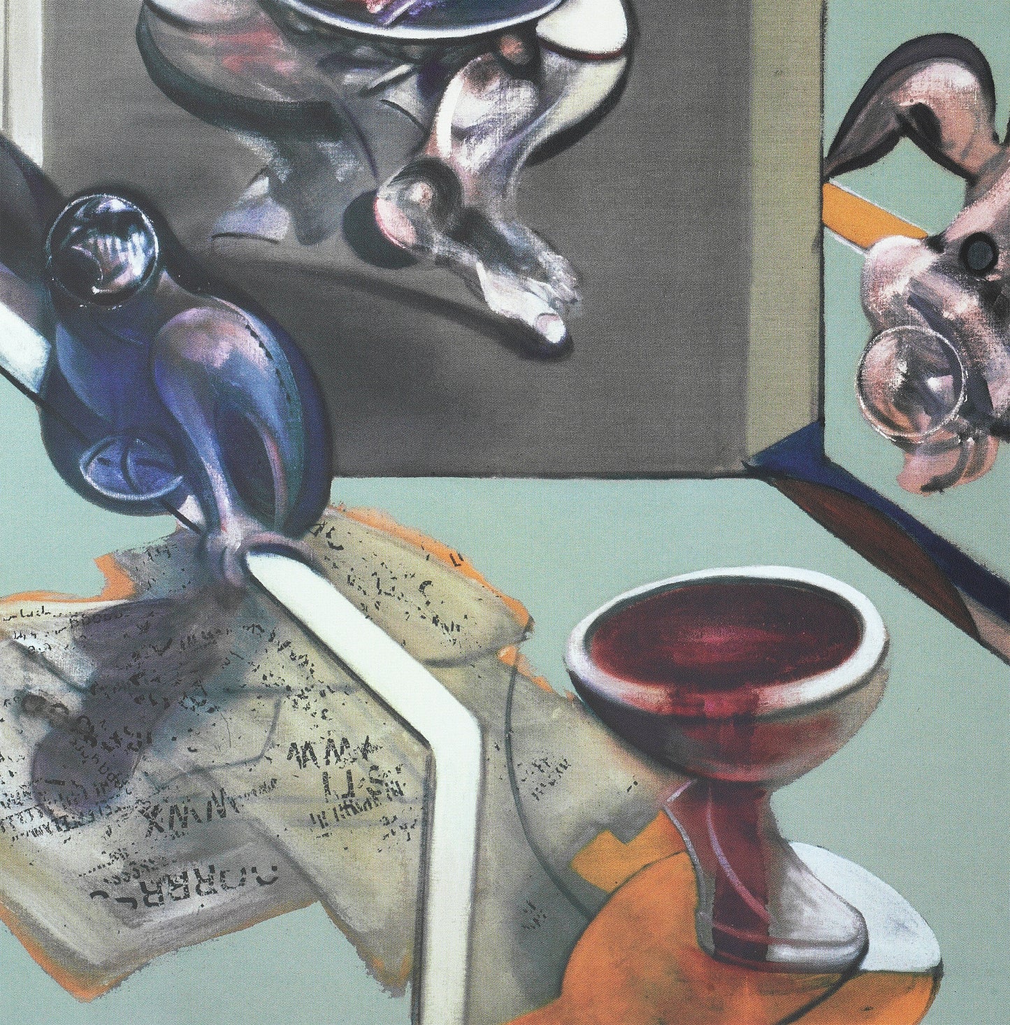 Triptych, 1976 Triptych by Francis Bacon Poster Exclusive Framed Canvas Print, Bacon painting, Vintage Poster, Artwork, wall canvas