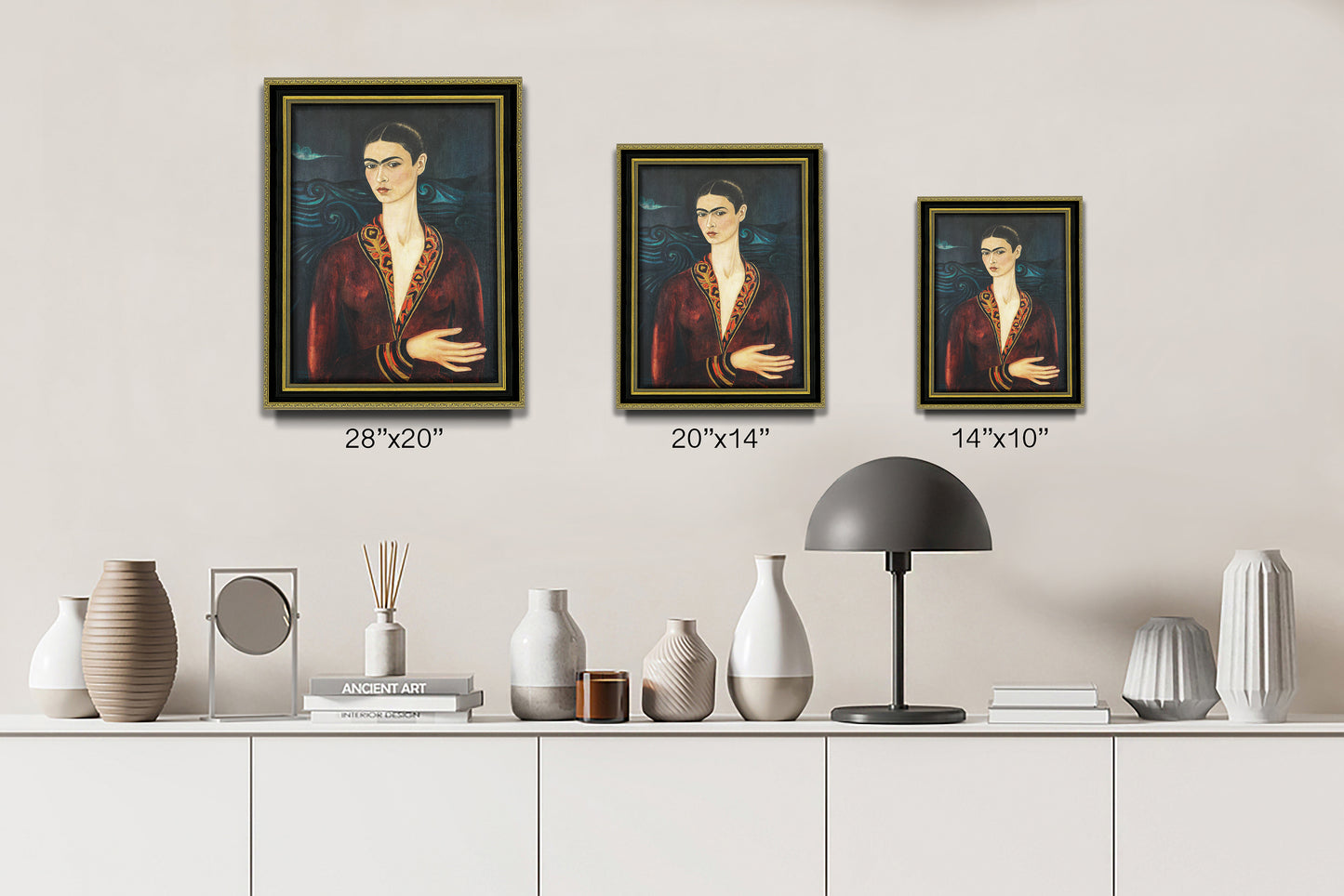 Frida Kahlo and Dresses Canvas