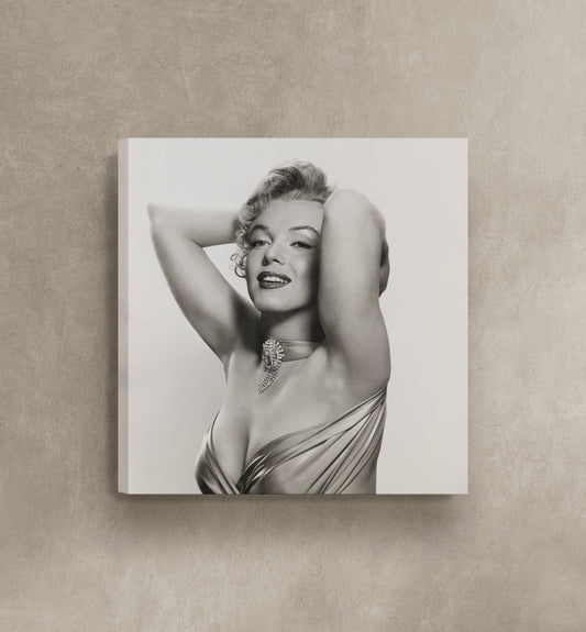 Marilyn Monroe 50’s  Portrait Poster Print Canvas, Famous American actress, Vintage Poster, Advertising Poster