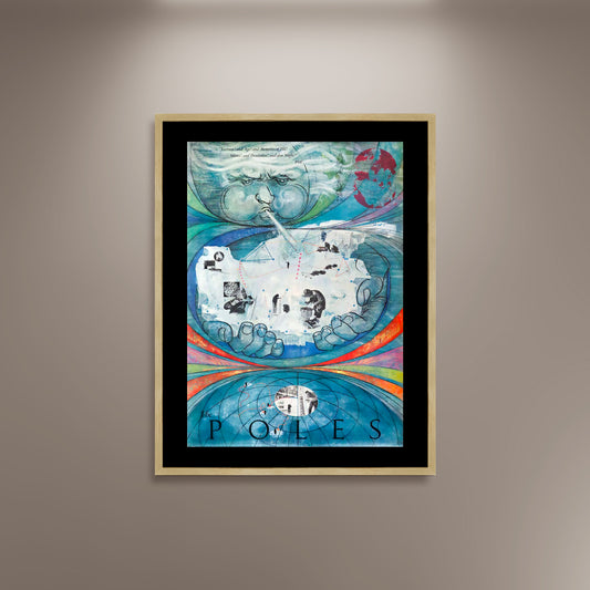 The Poles by National Academy of Science Poster Print Framed Canvas, Poster by Herbert Danska, Advertising Poster, gift canvas wall art