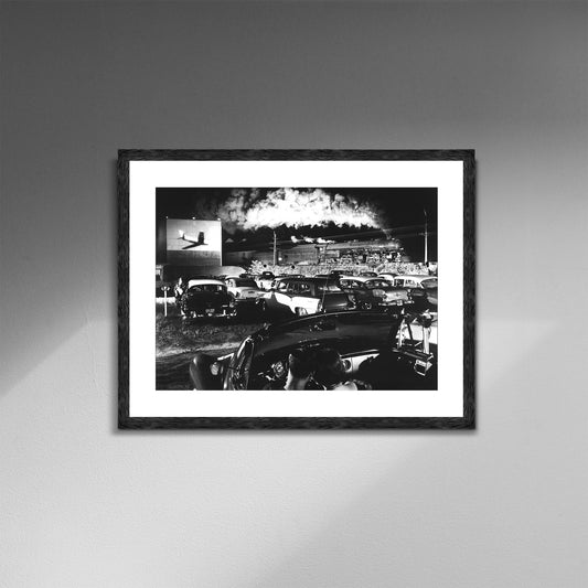 O. Winston Link Hotshot Eastbound, West Virginia Train Photo Poster Framed Canvas, Old train pictures poster, Canvas Wall, Decor Canvas