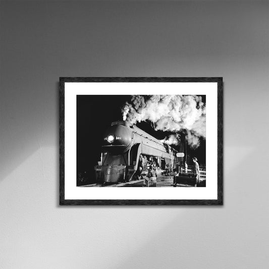 O. Winston Link, The Birmingham Special, Virginia Train Photo Poster Framed Canvas, Old train pictures poster, Canvas Wall, Decor Canvas