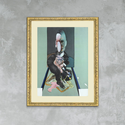 Triptych, 1976 Triptych by Francis Bacon Poster Exclusive Framed Canvas Print, Bacon painting, Vintage Poster, Artwork, canvas wall art