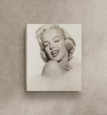 Marilyn Monroe 50’s  Portrait Poster Print Canvas, Famous American actress, Vintage Poster, Advertising Poster