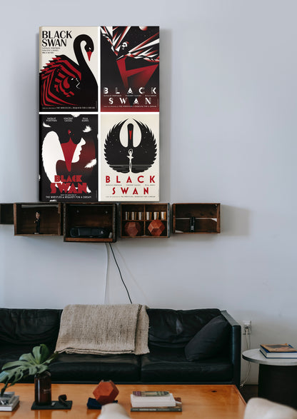 Black Swan Movie Posters Print Canvas