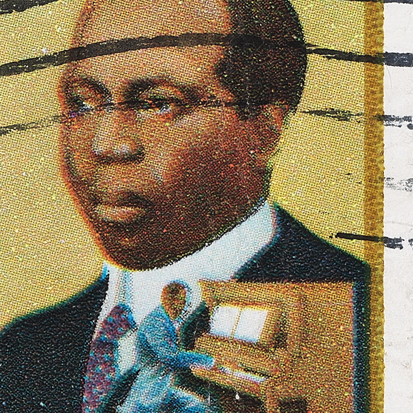 Scott Joplin, Black Heritage USA Postage Stamp Poster Framed Floating, American Postage Stamp, Vintage US Stamp, USA Wall Art