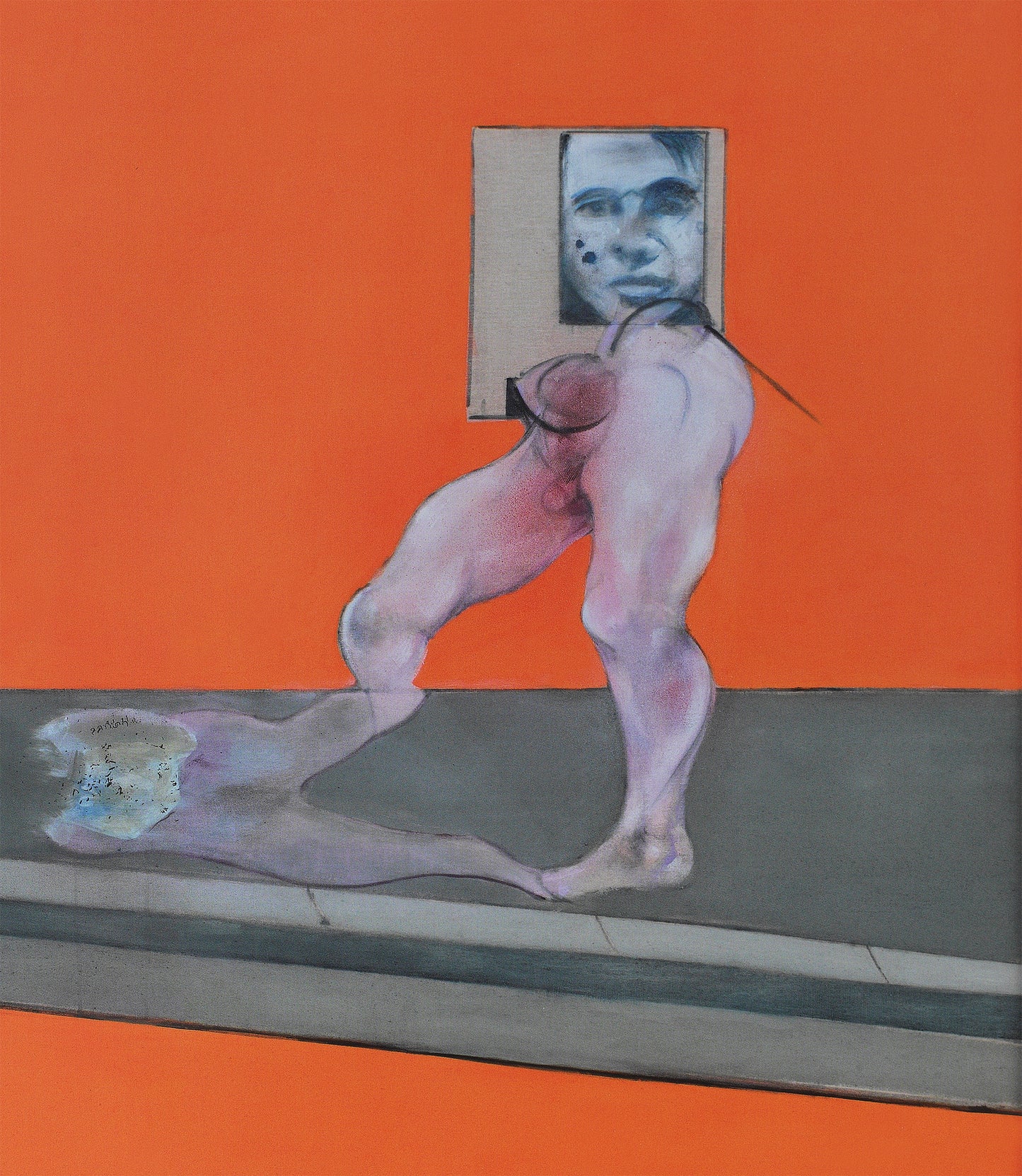 Study from the Human Body and Portrait Artwork by Francis Bacon Poster Exclusive Framed Canvas Print