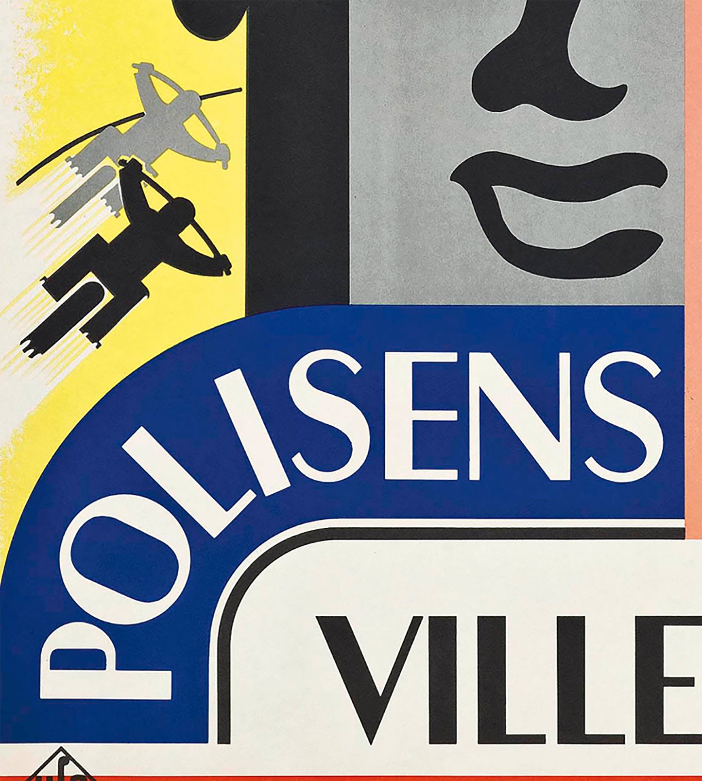 Polisens Villebrad 1933 Movie Poster Print Canvas, by Donner, Film Advertising Poster, Movie Poster Canvas