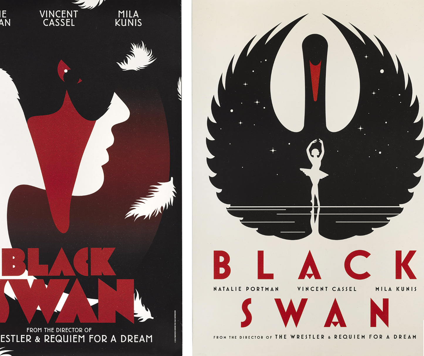 Black Swan Movie Posters Print Canvas