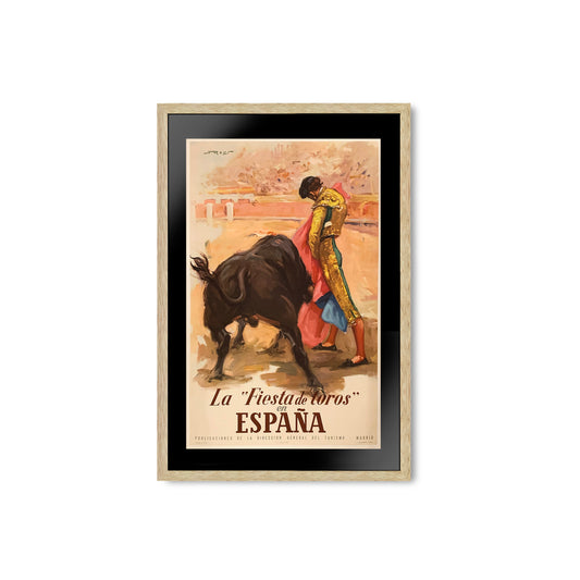 Spanish Bullfighting Vintage Fine Art Print Poster, Lithograph, Espana Matador, Torero, Wall Hangings, Home Decor, Gift ideas