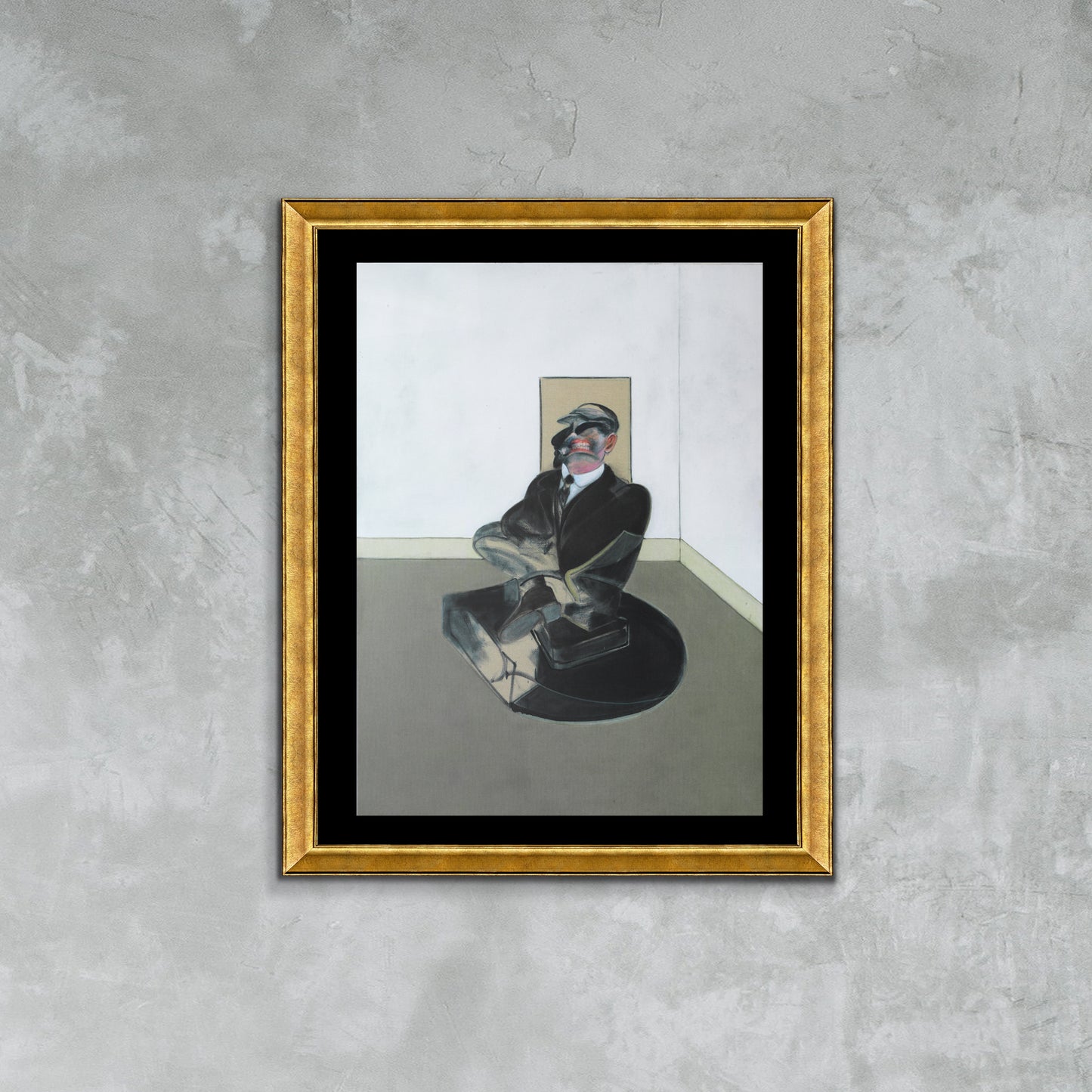 Francis Bacon, Seated Figure Artwork Poster Exclusive Framed Canvas Print, Bacon painting, Vintage Poster, Artwork, canvas wall art