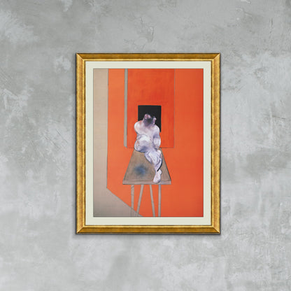 Francis Bacon, Study from the human body Artwork Poster Exclusive Framed Canvas Print