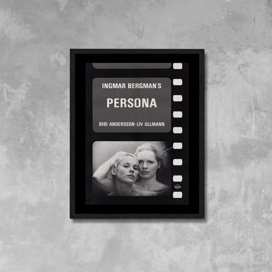 Persona Movie Poster Framed Canvas Print, Ingmar Bergman, Vintage Poster, Film Poster, Movie Poster, Advertising Poster, canvas wall art
