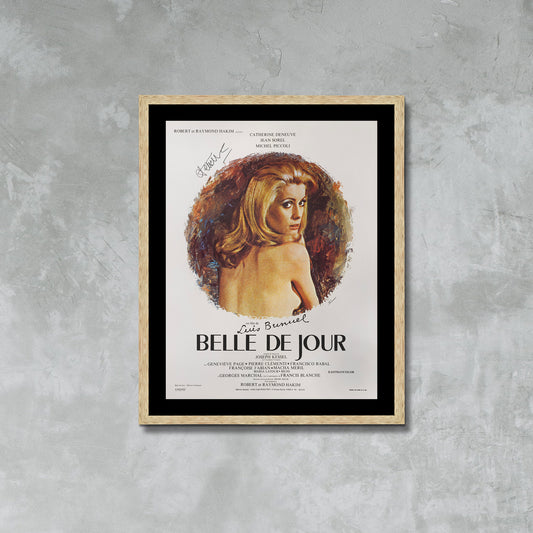 Belle de Jour Film Poster Framed Canvas Print, Luis Buñuel, Movie Poster, Film Poster, Advertising Poster, Vintage Poster, canvas wall art