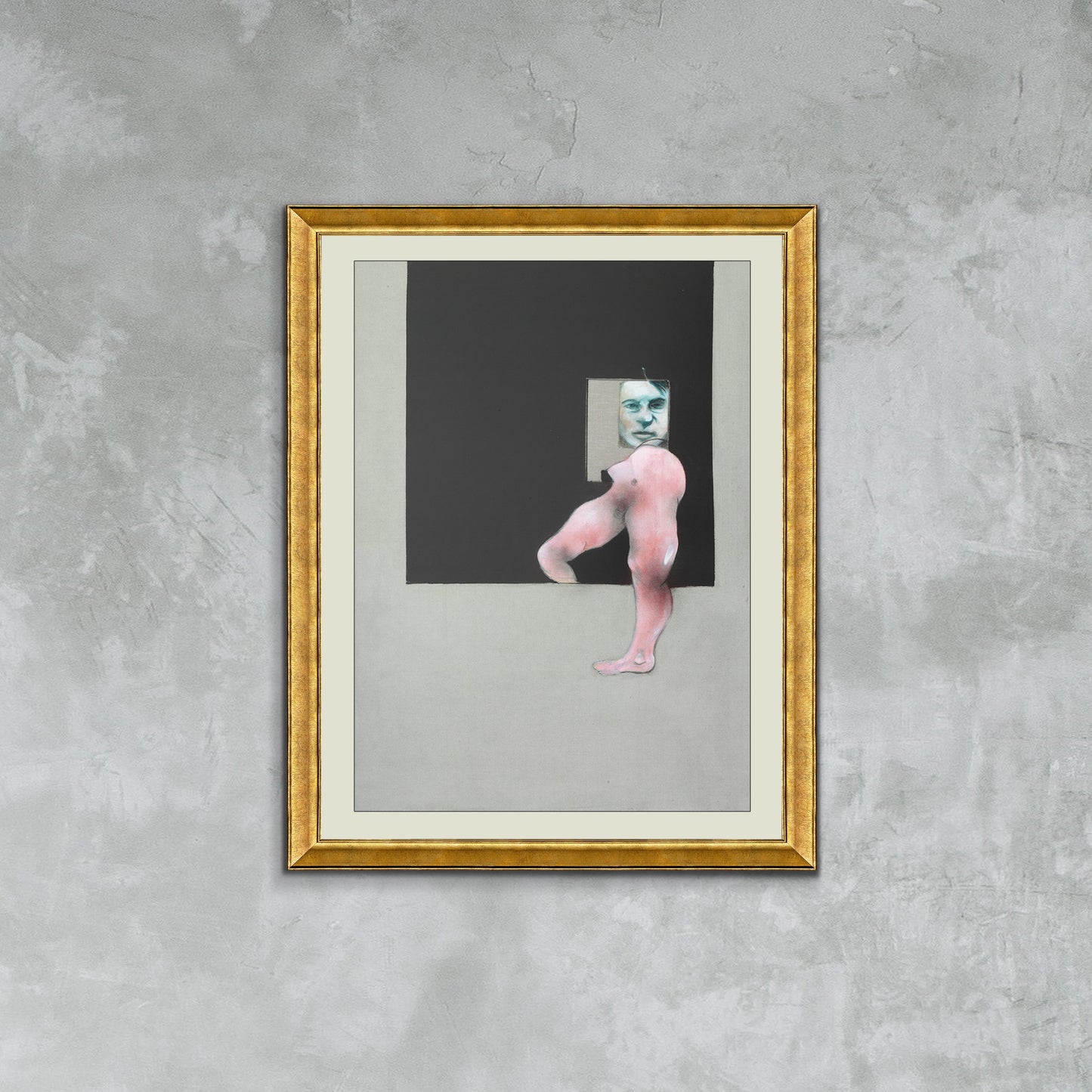 Study from the Human Body and Portrait, Francis Bacon Poster Exclusive Framed Canvas Print, Bacon painting, Vintage Poster, canvas wall art