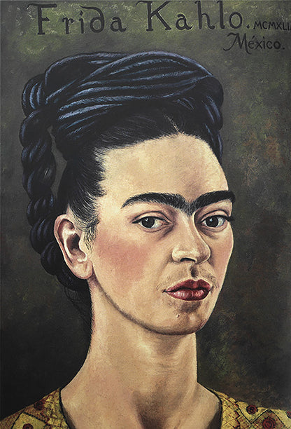 Frida Kahlo Self Portrait Canvas Wall Art Decoration Printed Canvas, home decor Portrait Poster