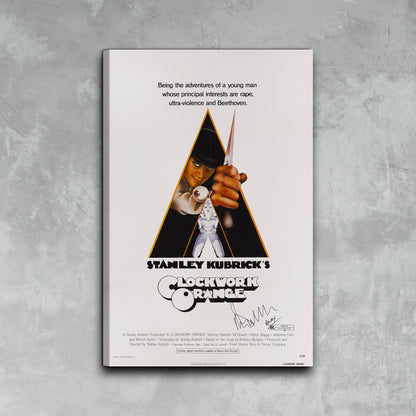 Clockwork Orange Movie Poster Framed Canvas Print, Stanley Kubrick's, Film Poster, Advertising Poster, Vintage Poster, canvas wall art