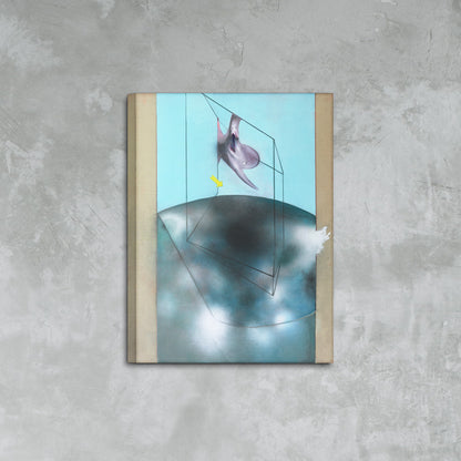 Francis Bacon, Study of a human body after Ingres Poster Exclusive Framed Canvas Print, Bacon painting, Vintage Poster, Artwork, wall art