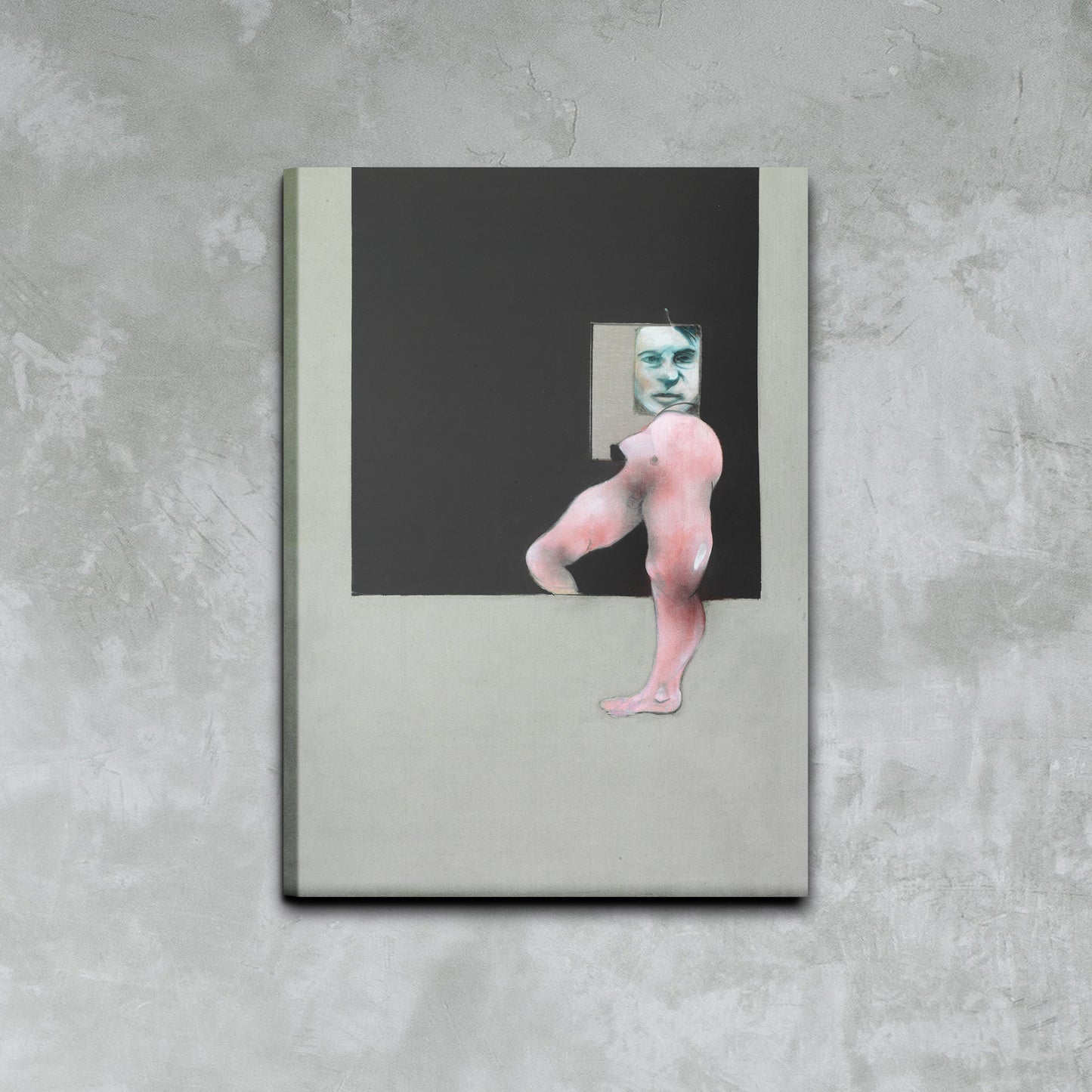 Study from the Human Body and Portrait, Francis Bacon Poster Exclusive Framed Canvas Print, Bacon painting, Vintage Poster, canvas wall art