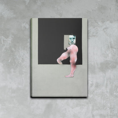 Study from the Human Body and Portrait, Francis Bacon Poster Exclusive Framed Canvas Print, Bacon painting, Vintage Poster, canvas wall art