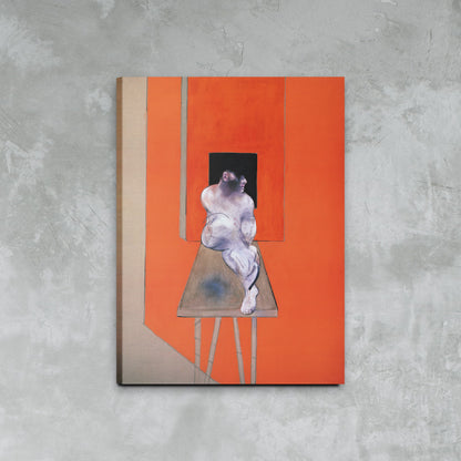 Francis Bacon, Study from the human body Artwork Poster Exclusive Framed Canvas Print