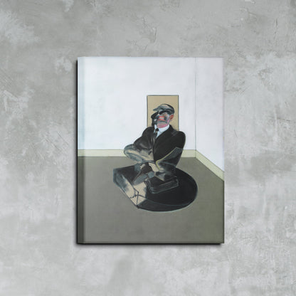 Francis Bacon, Seated Figure Artwork Poster Exclusive Framed Canvas Print, Bacon painting, Vintage Poster, Artwork, canvas wall art