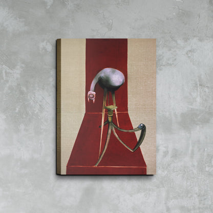 Francis Bacon, Second Version of Triptych 1944 Triptych Poster Exclusive Framed Canvas Print, Bacon painting, Vintage Poster, Artwork