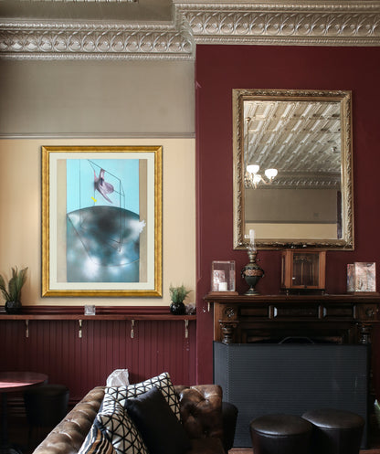 Francis Bacon, Study of a human body after Ingres Poster Exclusive Framed Canvas Print, Bacon painting, Vintage Poster, Artwork, wall art