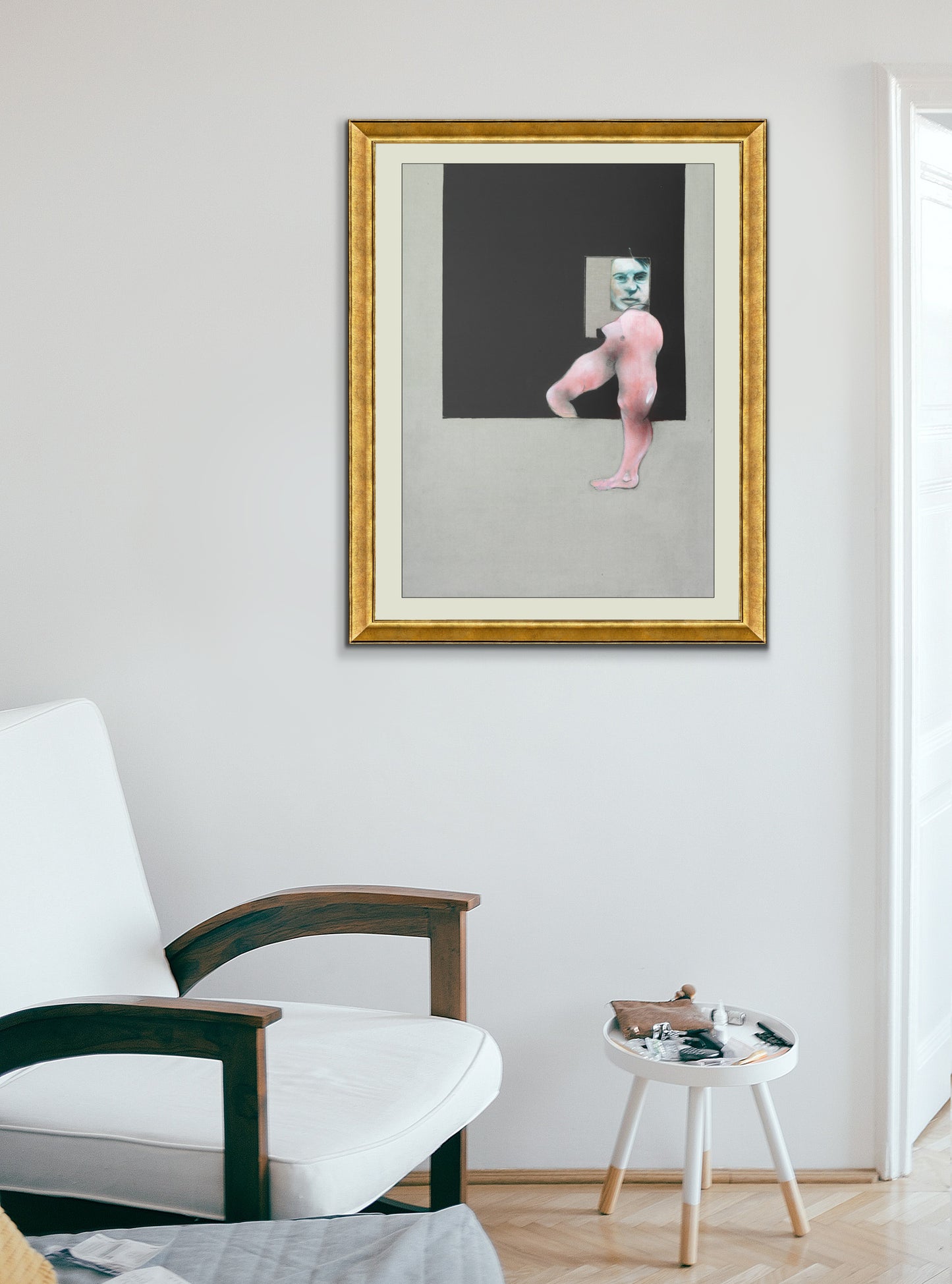 Study from the Human Body and Portrait, Francis Bacon Poster Exclusive Framed Canvas Print, Bacon painting, Vintage Poster, canvas wall art