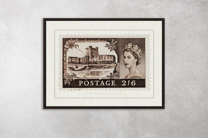 England Stamp Collection, Queen Elizabeth, Philately, Wall Hangings, Home Decor, Gift idea, Poster