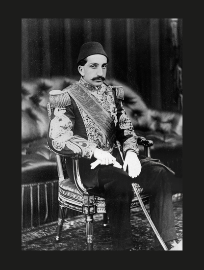 Ottoman Sultans Collection, Abdulhamid Portrait, Poster, Wall Hangings, Home Decor, Gift idea