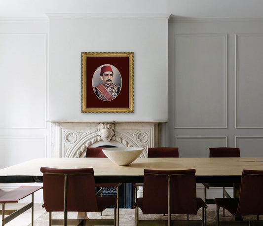 Ottoman Sultans Collection, Abdulhamid Portrait, Poster, Wall Hangings, Home Decor