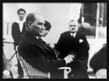 Ataturk Portrait, Monochrome Photography, History Picture, Wall Hangings, Home Decor, Gift idea