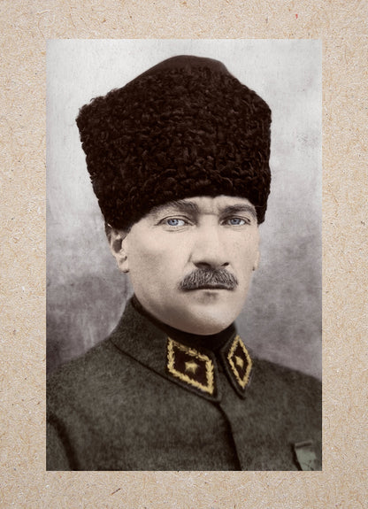 Ataturk Portrait, History Picture, President Photography, Wall Hangings, Home Decor, Gift idea