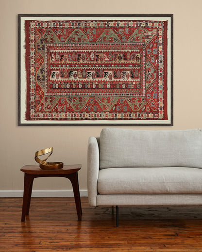 Milas Carpet Series, Carpet Picture, Poster, Wall Hangings, Home Decor, Gift idea