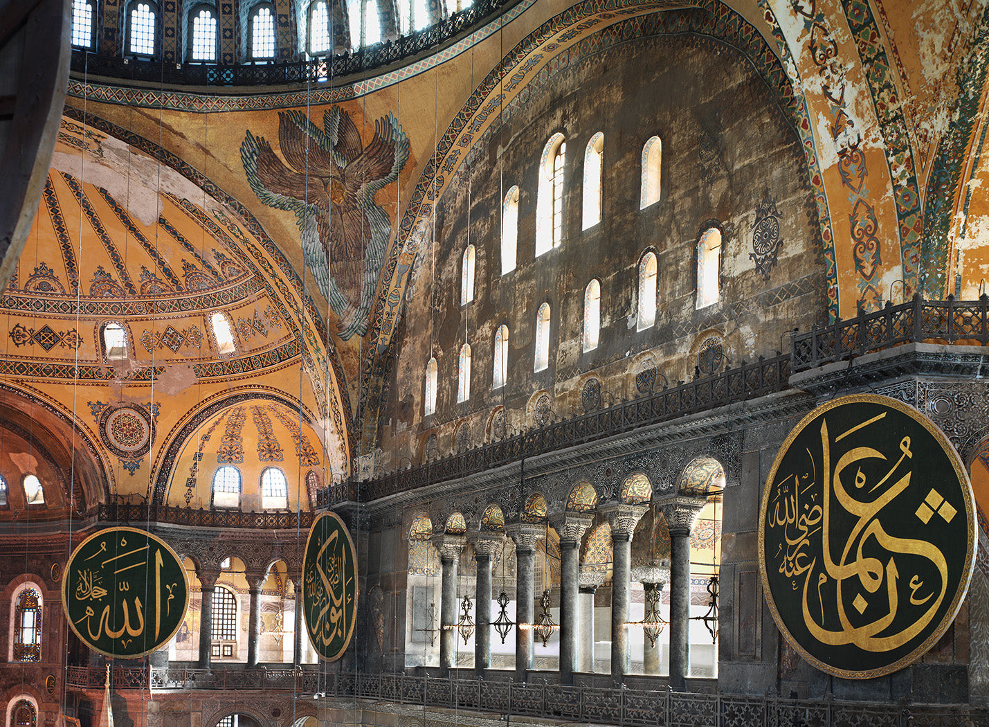 Hagia Sophia Museum, The Main Dome, Christian Mosaics, Islamic art, Byzantine Art, Architecture Poster, Wall Hangings, Home Decor, Gift idea
