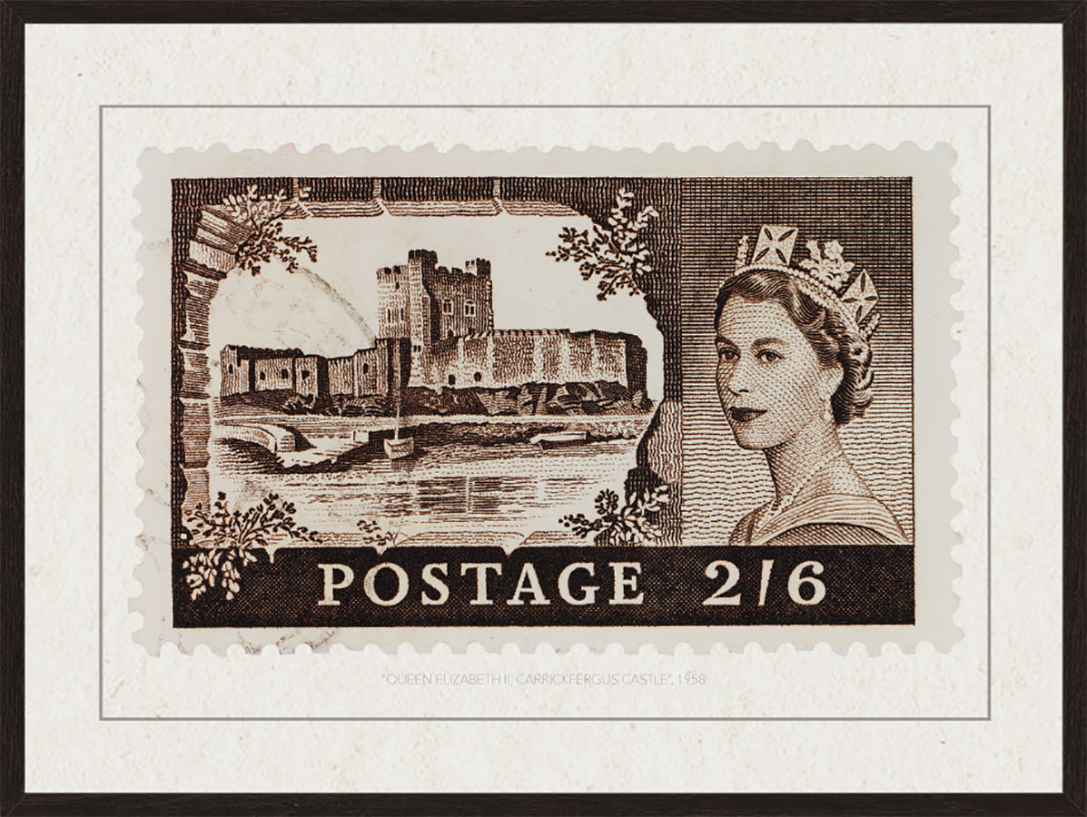 England Stamp Collection, Queen Elizabeth, Philately, Wall Hangings, Home Decor, Gift idea, Poster