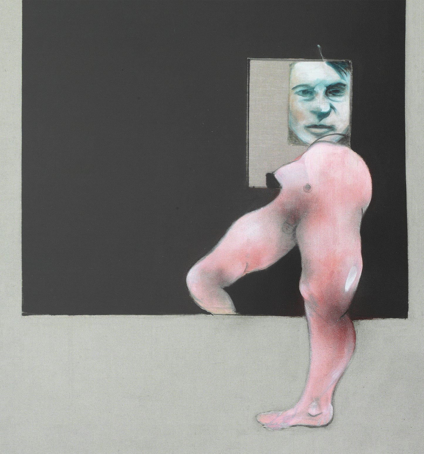 Study from the Human Body and Portrait, Francis Bacon Poster Exclusive Framed Canvas Print, Bacon painting, Vintage Poster, canvas wall art