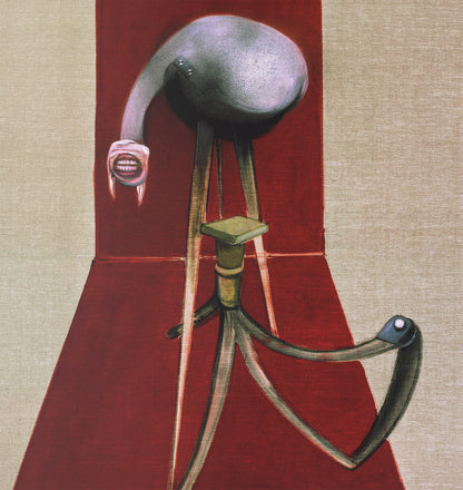 Francis Bacon, Second Version of Triptych 1944 Triptych Poster Exclusive Framed Canvas Print, Bacon painting, Vintage Poster, Artwork