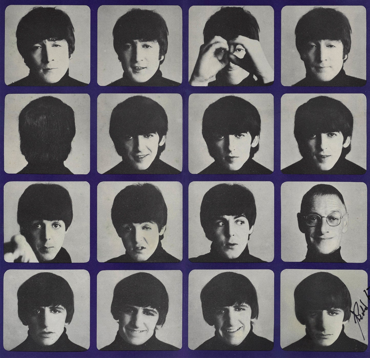 The Beatles, A Hard Day's Night Movie Poster Framed Canvas Print, Vintage Poster, Film Poster, Movie Poster, Advertising Poster, wall art